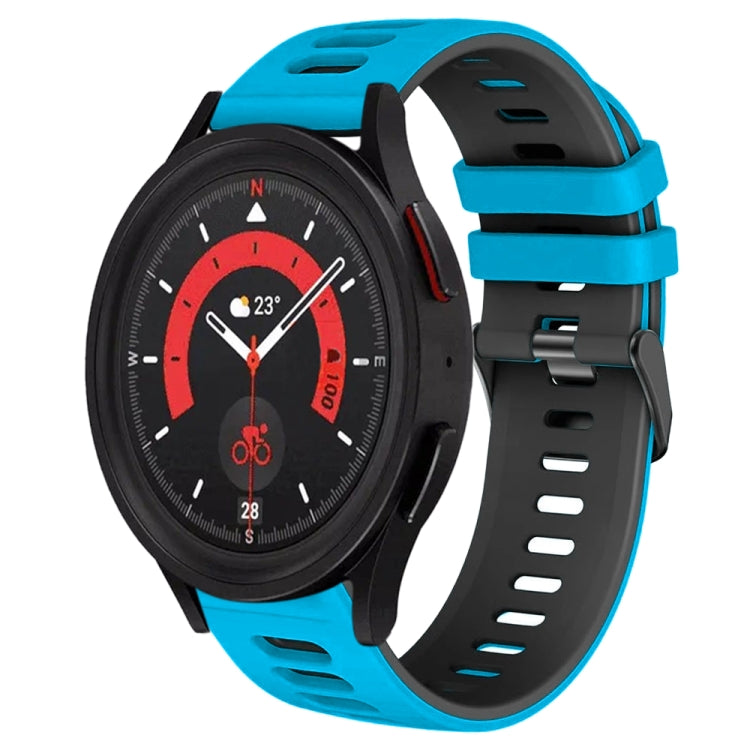 20mm Two-Color Silicone Watch Band, For Samsung Galaxy Watch 5  40mm, For Samsung Galaxy Watch 5  44mm