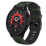 20mm Two-Color Silicone Watch Band, For Samsung Galaxy Watch 5  40mm, For Samsung Galaxy Watch 5  44mm