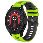 20mm Two-Color Silicone Watch Band, For Samsung Galaxy Watch 5  40mm, For Samsung Galaxy Watch 5  44mm