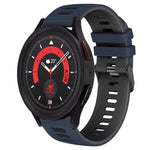 20mm Two-Color Silicone Watch Band, For Samsung Galaxy Watch 5  40mm, For Samsung Galaxy Watch 5  44mm