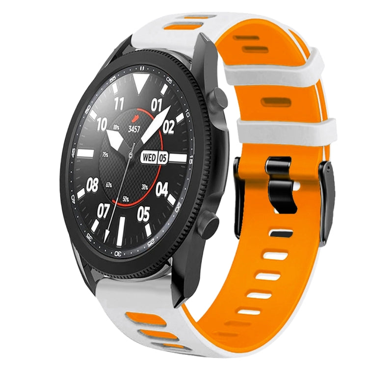 สายรัดนาฬิกาซิลิโคนสองสี 20 มม. สำหรับ Samsung Galaxy Watch 5 Pro 45 มม., สำหรับ Samsung Galaxy Watch 4 40 มม.
