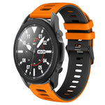 สายรัดนาฬิกาซิลิโคนสองสี 20 มม. สำหรับ Samsung Galaxy Watch 5 Pro 45 มม., สำหรับ Samsung Galaxy Watch 4 40 มม.