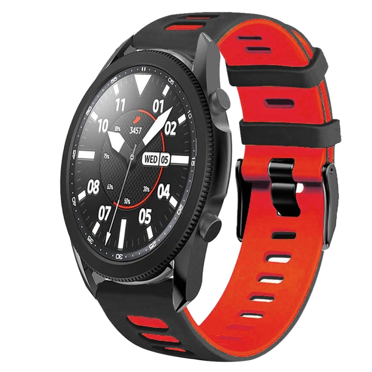 สายรัดนาฬิกาซิลิโคนสองสี 20 มม. สำหรับ Samsung Galaxy Watch 5 Pro 45 มม., สำหรับ Samsung Galaxy Watch 4 40 มม.