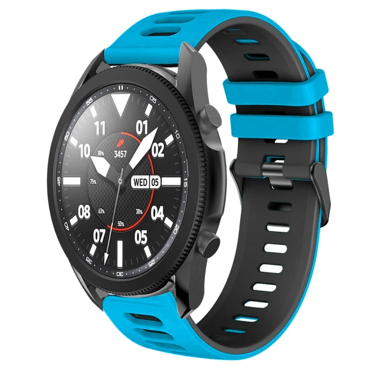 สายรัดนาฬิกาซิลิโคนสองสี 20 มม. สำหรับ Samsung Galaxy Watch 5 Pro 45 มม., สำหรับ Samsung Galaxy Watch 4 40 มม.