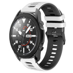 สายรัดนาฬิกาซิลิโคนสองสี 20 มม. สำหรับ Samsung Galaxy Watch 5 Pro 45 มม., สำหรับ Samsung Galaxy Watch 4 40 มม.