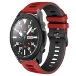 สายรัดนาฬิกาซิลิโคนสองสี 20 มม. สำหรับ Samsung Galaxy Watch 5 Pro 45 มม., สำหรับ Samsung Galaxy Watch 4 40 มม.
