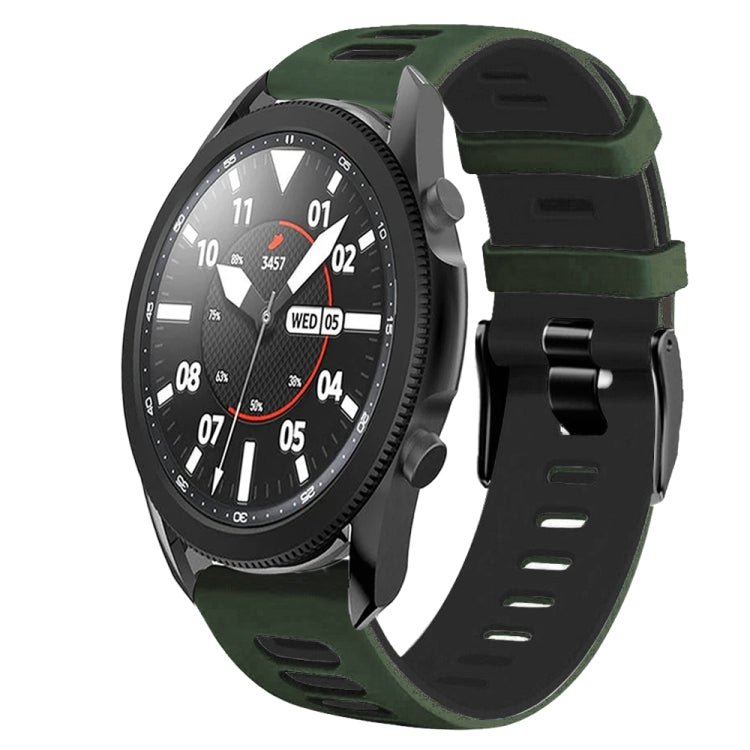 สายรัดนาฬิกาซิลิโคนสองสี 20 มม. สำหรับ Samsung Galaxy Watch 5 Pro 45 มม., สำหรับ Samsung Galaxy Watch 4 40 มม.