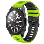 สายรัดนาฬิกาซิลิโคนสองสี 20 มม. สำหรับ Samsung Galaxy Watch 5 Pro 45 มม., สำหรับ Samsung Galaxy Watch 4 40 มม.