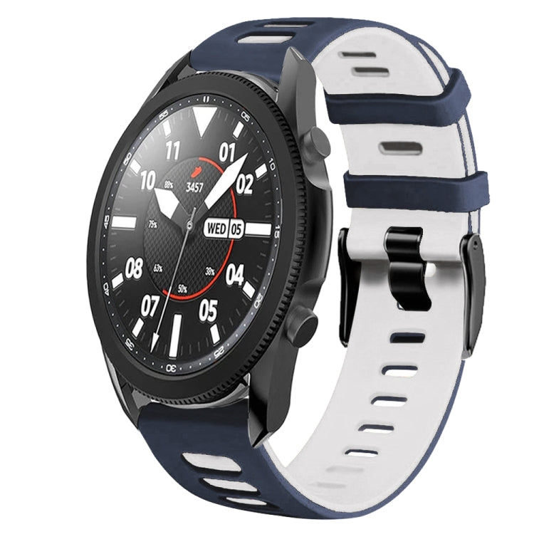สายรัดนาฬิกาซิลิโคนสองสี 20 มม. สำหรับ Samsung Galaxy Watch 5 Pro 45 มม., สำหรับ Samsung Galaxy Watch 4 40 มม.