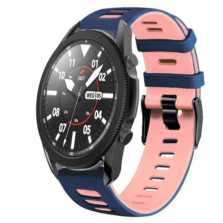 สายรัดนาฬิกาซิลิโคนสองสี 20 มม. สำหรับ Samsung Galaxy Watch 5 Pro 45 มม., สำหรับ Samsung Galaxy Watch 4 40 มม.