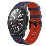 สายรัดนาฬิกาซิลิโคนสองสี 20 มม. สำหรับ Samsung Galaxy Watch 5 Pro 45 มม., สำหรับ Samsung Galaxy Watch 4 40 มม.
