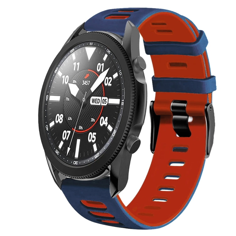 สายรัดนาฬิกาซิลิโคนสองสี 20 มม. สำหรับ Samsung Galaxy Watch 5 Pro 45 มม., สำหรับ Samsung Galaxy Watch 4 40 มม.