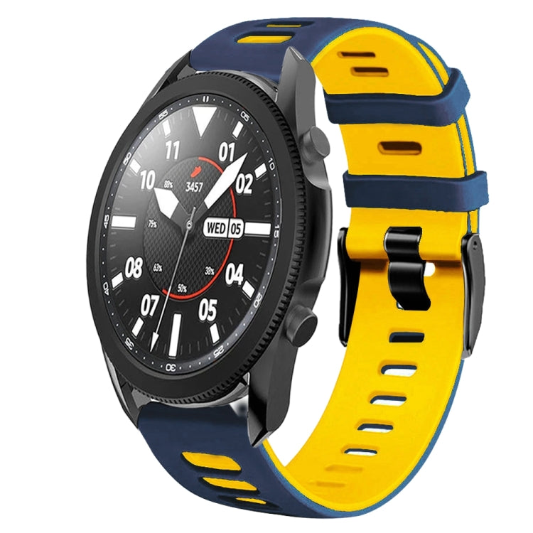 สายรัดนาฬิกาซิลิโคนสองสี 20 มม. สำหรับ Samsung Galaxy Watch 5 Pro 45 มม., สำหรับ Samsung Galaxy Watch 4 40 มม.