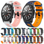 สายรัดนาฬิกาซิลิโคนสองสี 20 มม. สำหรับ Samsung Galaxy Watch 5 Pro 45 มม., สำหรับ Samsung Galaxy Watch 4 40 มม.