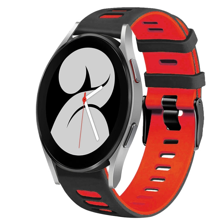 สายรัดนาฬิกาซิลิโคนสองสี 20 มม. สำหรับ Samsung Galaxy Watch 5 Pro 45 มม., สำหรับ Samsung Galaxy Watch 4 40 มม.