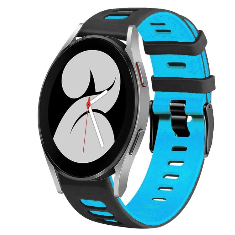 สายรัดนาฬิกาซิลิโคนสองสี 20 มม. สำหรับ Samsung Galaxy Watch 5 Pro 45 มม., สำหรับ Samsung Galaxy Watch 4 40 มม.