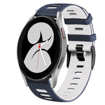 สายรัดนาฬิกาซิลิโคนสองสี 20 มม. สำหรับ Samsung Galaxy Watch 5 Pro 45 มม., สำหรับ Samsung Galaxy Watch 4 40 มม.