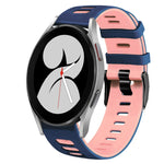 สายรัดนาฬิกาซิลิโคนสองสี 20 มม. สำหรับ Samsung Galaxy Watch 5 Pro 45 มม., สำหรับ Samsung Galaxy Watch 4 40 มม.