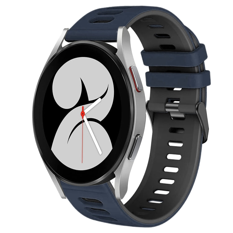 สายรัดนาฬิกาซิลิโคนสองสี 20 มม. สำหรับ Samsung Galaxy Watch 5 Pro 45 มม., สำหรับ Samsung Galaxy Watch 4 40 มม.