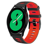 สายรัดนาฬิกาซิลิโคนสองสี 20 มม. สำหรับ Samsung Galaxy Watch 4 44 มม., สำหรับ Samsung Galaxy Watch 4 Classic 46 มม.