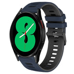 สายรัดนาฬิกาซิลิโคนสองสี 20 มม. สำหรับ Samsung Galaxy Watch 4 44 มม., สำหรับ Samsung Galaxy Watch 4 Classic 46 มม.