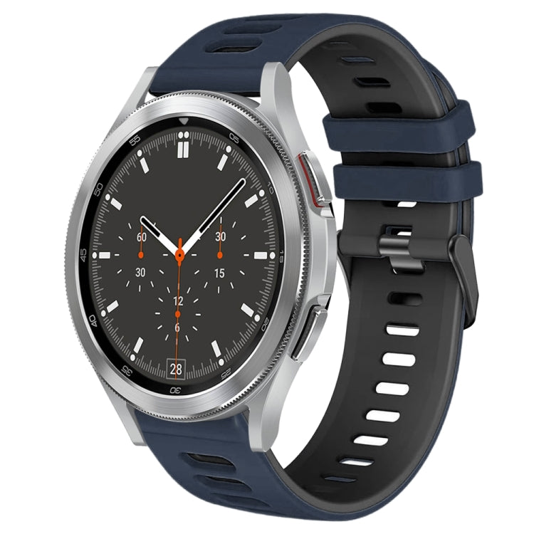 สายรัดนาฬิกาซิลิโคนสองสี 20 มม. สำหรับ Samsung Galaxy Watch 4 44 มม., สำหรับ Samsung Galaxy Watch 4 Classic 46 มม.