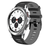 สายรัดนาฬิกาซิลิโคนสองสี 20 มม. สำหรับ Samsung Galaxy Watch 4 Classic 42 มม., สำหรับ Samsung Galaxy Watch Active 2