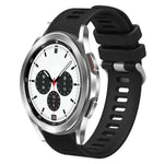 20mm Twill Solid Color Silicone Watch Band, For Samsung Galaxy Watch4 44mm, For Samsung Galaxy Watch4 Classic 46mm, For Samsung Galaxy Watch4 Classic 42mm, For Samsung Galaxy Watch Active 2