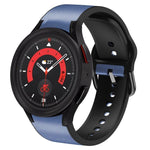 สายรัดนาฬิกาหนังซิลิโคนกาว 20 มม. สำหรับ Samsung Galaxy Watch 5 40 มม., สำหรับ Samsung Galaxy Watch 5 44 มม., สำหรับ Samsung Galaxy Watch 5 Pro 45 มม., สำหรับ Samsung Galaxy Watch 4 40 มม., สำหรับ Samsung Galaxy Watch 4 44 มม.
