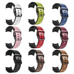 สายรัดนาฬิกาหนังซิลิโคนกาว 20 มม. สำหรับ Samsung Galaxy Watch 5 40 มม., สำหรับ Samsung Galaxy Watch 5 44 มม., สำหรับ Samsung Galaxy Watch 5 Pro 45 มม., สำหรับ Samsung Galaxy Watch 4 40 มม., สำหรับ Samsung Galaxy Watch 4 44 มม.