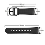 สายรัดนาฬิกาหนังซิลิโคนกาว 20 มม. สำหรับ Samsung Galaxy Watch 5 40 มม., สำหรับ Samsung Galaxy Watch 5 44 มม., สำหรับ Samsung Galaxy Watch 5 Pro 45 มม., สำหรับ Samsung Galaxy Watch 4 40 มม., สำหรับ Samsung Galaxy Watch 4 44 มม.