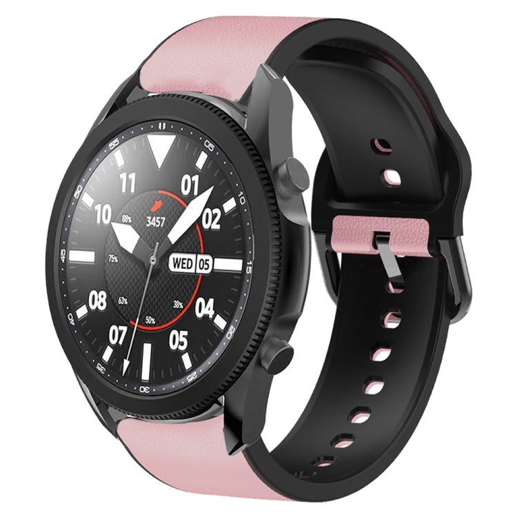 สายรัดนาฬิกาหนังซิลิโคนกาว 20 มม. สำหรับ Samsung Galaxy Watch 5 40 มม., สำหรับ Samsung Galaxy Watch 5 44 มม., สำหรับ Samsung Galaxy Watch 5 Pro 45 มม., สำหรับ Samsung Galaxy Watch 4 40 มม., สำหรับ Samsung Galaxy Watch 4 44 มม.