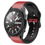 สายรัดนาฬิกาหนังซิลิโคนกาว 20 มม. สำหรับ Samsung Galaxy Watch 5 40 มม., สำหรับ Samsung Galaxy Watch 5 44 มม., สำหรับ Samsung Galaxy Watch 5 Pro 45 มม., สำหรับ Samsung Galaxy Watch 4 40 มม., สำหรับ Samsung Galaxy Watch 4 44 มม.