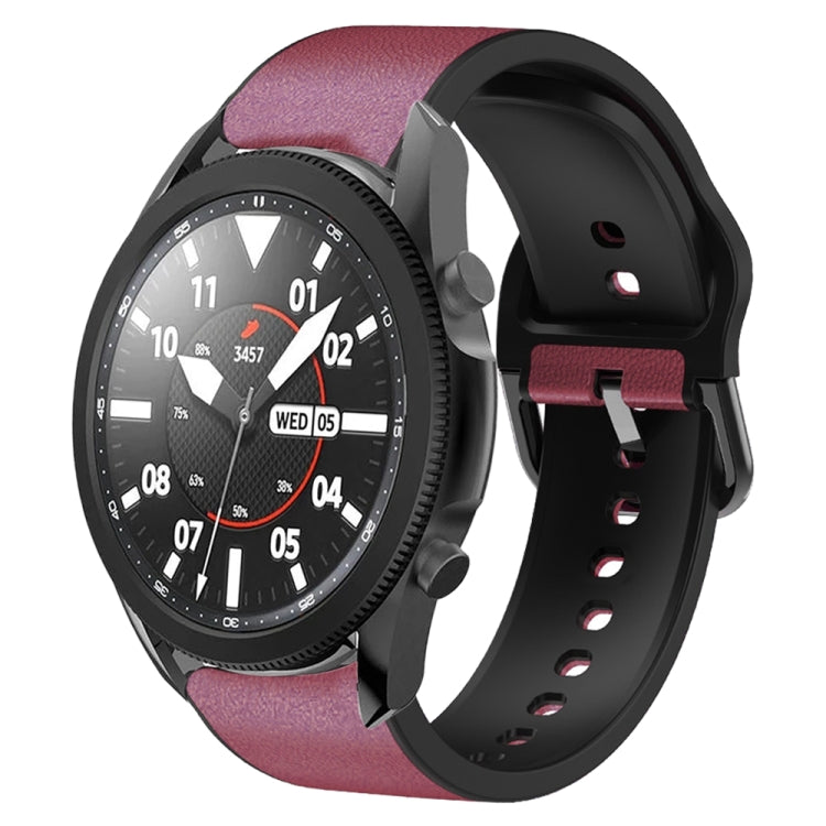 สายรัดนาฬิกาหนังซิลิโคนกาว 20 มม. สำหรับ Samsung Galaxy Watch 5 40 มม., สำหรับ Samsung Galaxy Watch 5 44 มม., สำหรับ Samsung Galaxy Watch 5 Pro 45 มม., สำหรับ Samsung Galaxy Watch 4 40 มม., สำหรับ Samsung Galaxy Watch 4 44 มม.