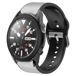 สายรัดนาฬิกาหนังซิลิโคนกาว 20 มม. สำหรับ Samsung Galaxy Watch 5 40 มม., สำหรับ Samsung Galaxy Watch 5 44 มม., สำหรับ Samsung Galaxy Watch 5 Pro 45 มม., สำหรับ Samsung Galaxy Watch 4 40 มม., สำหรับ Samsung Galaxy Watch 4 44 มม.