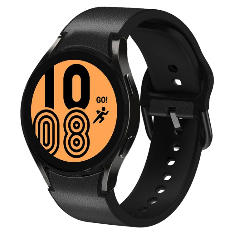 สายรัดนาฬิกาหนังซิลิโคนกาว 20 มม. สำหรับ Samsung Galaxy Watch 5 40 มม., สำหรับ Samsung Galaxy Watch 5 44 มม., สำหรับ Samsung Galaxy Watch 5 Pro 45 มม., สำหรับ Samsung Galaxy Watch 4 40 มม., สำหรับ Samsung Galaxy Watch 4 44 มม.