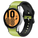 สายรัดนาฬิกาหนังซิลิโคนกาว 20 มม. สำหรับ Samsung Galaxy Watch 5 40 มม., สำหรับ Samsung Galaxy Watch 5 44 มม., สำหรับ Samsung Galaxy Watch 5 Pro 45 มม., สำหรับ Samsung Galaxy Watch 4 40 มม., สำหรับ Samsung Galaxy Watch 4 44 มม.