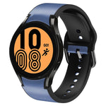สายรัดนาฬิกาหนังซิลิโคนกาว 20 มม. สำหรับ Samsung Galaxy Watch 5 40 มม., สำหรับ Samsung Galaxy Watch 5 44 มม., สำหรับ Samsung Galaxy Watch 5 Pro 45 มม., สำหรับ Samsung Galaxy Watch 4 40 มม., สำหรับ Samsung Galaxy Watch 4 44 มม.