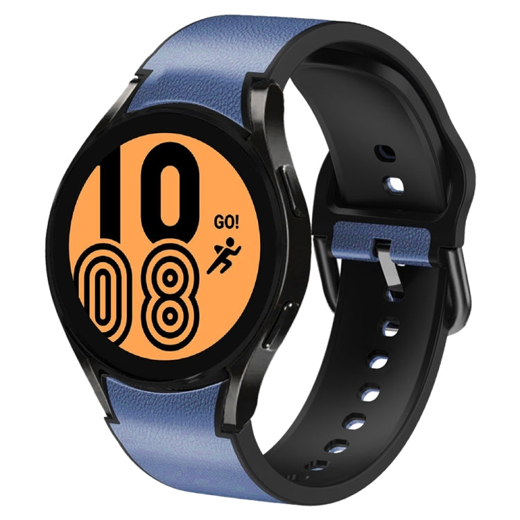 สายรัดนาฬิกาหนังซิลิโคนกาว 20 มม. สำหรับ Samsung Galaxy Watch 5 40 มม., สำหรับ Samsung Galaxy Watch 5 44 มม., สำหรับ Samsung Galaxy Watch 5 Pro 45 มม., สำหรับ Samsung Galaxy Watch 4 40 มม., สำหรับ Samsung Galaxy Watch 4 44 มม.
