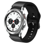 สายรัดนาฬิกาหนังซิลิโคนกาว 20 มม. สำหรับ Samsung Galaxy Watch 4 Classic 46 มม., สำหรับ Samsung Galaxy Watch 4 Classic 42 มม., สำหรับ Samsung Galaxy Watch Active 2