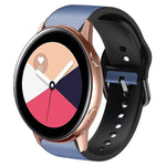 สายรัดนาฬิกาหนังซิลิโคนกาว 20 มม. สำหรับ Samsung Galaxy Watch 4 Classic 46 มม., สำหรับ Samsung Galaxy Watch 4 Classic 42 มม., สำหรับ Samsung Galaxy Watch Active 2
