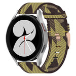 20mm Nylon Woven Watch Band, For Samsung Galaxy Watch5 40mm, For Samsung Galaxy Watch5 44mm, For Samsung Galaxy Watch5 Pro 45mm, For Samsung Galaxy Watch4 40mm, For Samsung Galaxy Watch4 44mm, For Samsung Galaxy Watch4 Classic 46mm