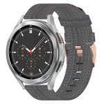20mm Nylon Woven Watch Band, For Samsung Galaxy Watch5 40mm, For Samsung Galaxy Watch5 44mm, For Samsung Galaxy Watch5 Pro 45mm, For Samsung Galaxy Watch4 40mm, For Samsung Galaxy Watch4 44mm, For Samsung Galaxy Watch4 Classic 46mm