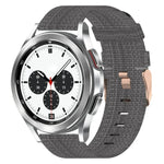 สายรัดนาฬิกาถักไนลอน 20 มม. สำหรับ Samsung Galaxy Watch4 Classic 42 มม., สำหรับ Samsung Galaxy Watch Active 2