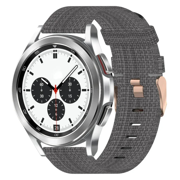 สายรัดนาฬิกาถักไนลอน 20 มม. สำหรับ Samsung Galaxy Watch4 Classic 42 มม., สำหรับ Samsung Galaxy Watch Active 2