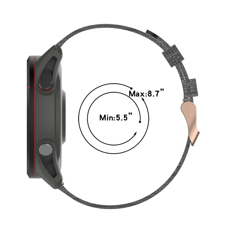 สายรัดนาฬิกาถักไนลอน 20 มม. สำหรับ Samsung Galaxy Watch4 Classic 42 มม., สำหรับ Samsung Galaxy Watch Active 2