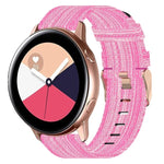 สายรัดนาฬิกาถักไนลอน 20 มม. สำหรับ Samsung Galaxy Watch4 Classic 42 มม., สำหรับ Samsung Galaxy Watch Active 2