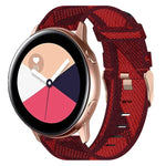 สายรัดนาฬิกาถักไนลอน 20 มม. สำหรับ Samsung Galaxy Watch4 Classic 42 มม., สำหรับ Samsung Galaxy Watch Active 2