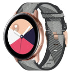 สายรัดนาฬิกาถักไนลอน 20 มม. สำหรับ Samsung Galaxy Watch4 Classic 42 มม., สำหรับ Samsung Galaxy Watch Active 2