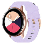 สายรัดนาฬิกาถักไนลอน 20 มม. สำหรับ Samsung Galaxy Watch4 Classic 42 มม., สำหรับ Samsung Galaxy Watch Active 2